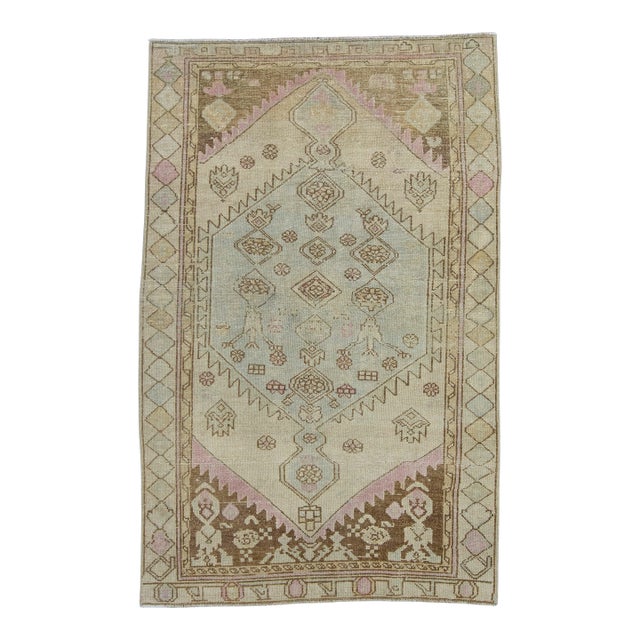 Turkish Anatolian Rug 3'9" x 5'11" #18046 For Sale