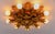Gold Large Vintage Florentine Leaf Ceiling Lamp by Banci Firenze, 1960s For Sale - Image 8 of 12