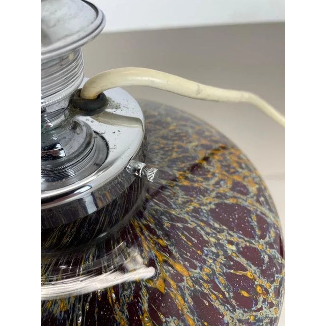 Art Deco Ikora Table Lamp in Glass by Karl Wiedmann for WMF, Germany 1950s For Sale - Image 13 of 18