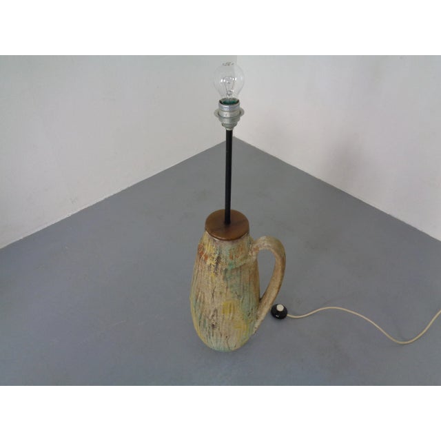 Large Lava Ceramic Floor Lamp from Scheurich, 1970s For Sale - Image 14 of 18