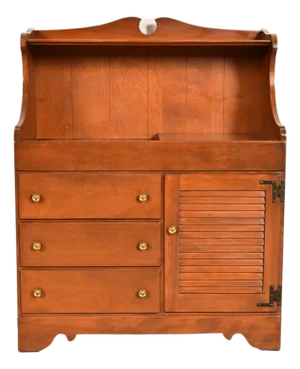 Ethan Allen American Colonial Solid Maple Dry Sink
