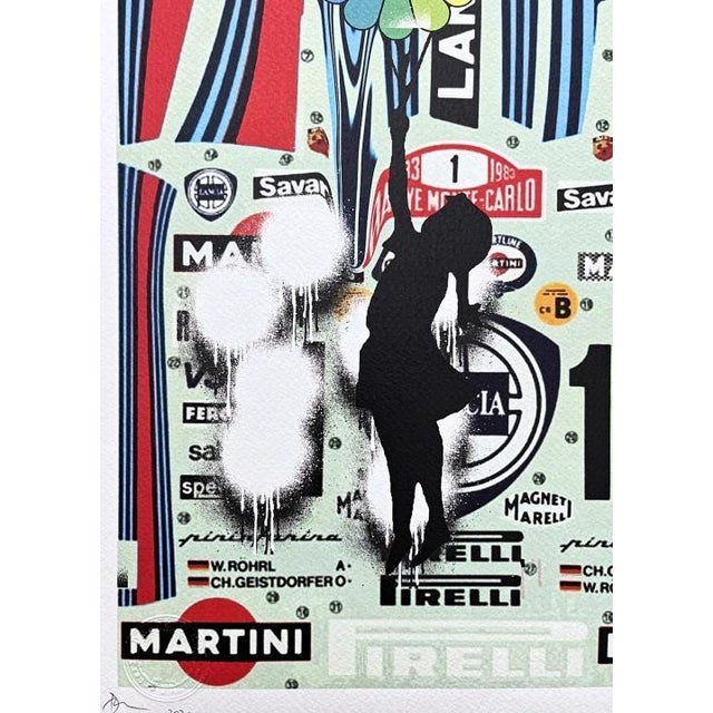 Death Nyc - Girl With Murakami Balloon and Martini - Limited Edition Reproduction Print For Sale - Image 4 of 5