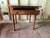 Victorian Antique Victorian Style Burled Wood Inlaid Walnut Single Drawer Side Hall Table For Sale - Image 3 of 17