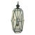 Beautiful Vintage Cubist Style Hexagonal Lantern Pendant Light Fixture For Sale