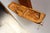 Wood Mid-Century American Modern Chestnut Wall Mounted Valet With Mirror and Shelf For Sale - Image 7 of 10