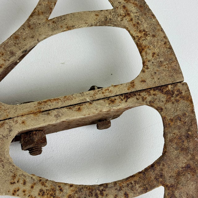 American Antique Cast Iron Circular Tree Root Guards, 20" Diameter For Sale - Image 3 of 6