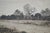 Black Antique James Calahan Farmhouse Cottage Panoramic Landscape Etching 25" For Sale - Image 8 of 10