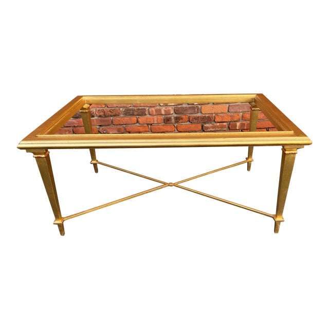 Gold Metal Coffee Table Chairish