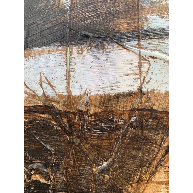 d.g. Ribas Large Abstract Figurative Oil Painting Modern Expressionist Art For Sale - Image 9 of 10