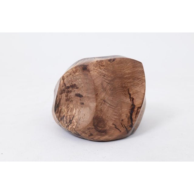 Brown Still Stand Abstract Wood Sculpture by Logniture For Sale - Image 8 of 13