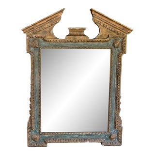 21st Century Dennis & Leen Georgian Style Broken Pediment Mirror For Sale