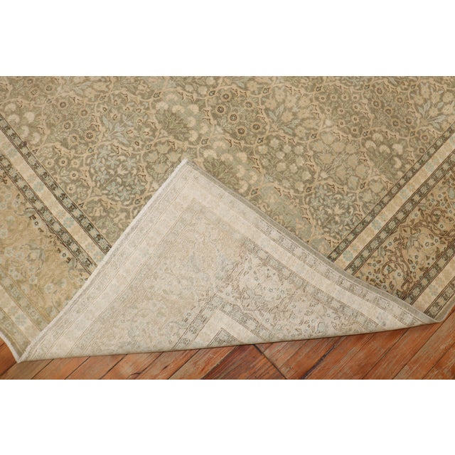 Mid 20th Century Zabihi Collection Persian Tabriz Rug - 7'10" x 11'3" For Sale - Image 13 of 18