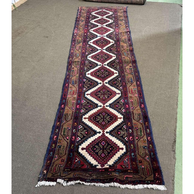 Handmade Middle Eastern Wool Rug For Sale - Image 10 of 15