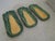 Ceramic Vintage Corn on the Cob Plates Handpainted Ceramic Serving Plates Signed 6587 Made in Italy - Set of 3 For Sale - Image 7 of 10