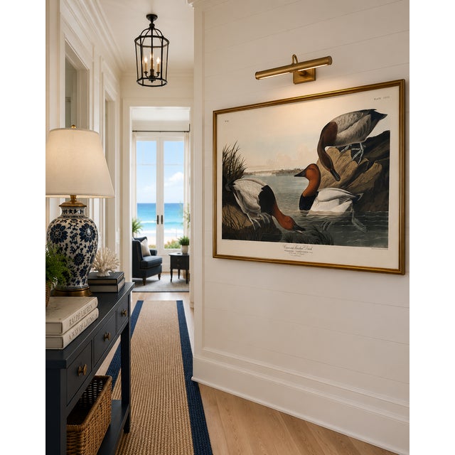 Not Yet Made - Made To Order Canvas Backed Duck, Vintage Art Print Reproduction From Birds of America by John James Audubon, 60" X 40" For Sale - Image 5 of 10