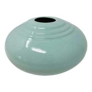 Vintage Art Deco Large Celadon Ceramic Vase