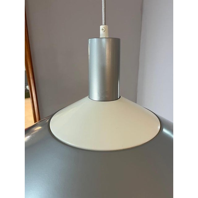 Hanging Lamp Model 118564 in Gray White by Louis Poulsen For Sale - Image 5 of 11