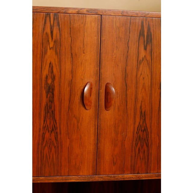 Danish Modern Teak Corner Bar Cabinet, 1960s For Sale - Image 4 of 6