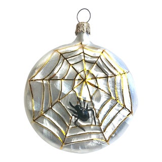 1990s Christopher Radko Xmas Ornament "Spider Web" For Sale