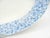 Antique France 18.75" Limoges Blue Chintz Cornflower Calico Micro-Flower Floral Transferware Deep Well Platter For Sale - Image 6 of 9