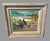 Paint Mid 20th Century Bart Leroy Signed Original Oil Painting French Park Paris Impressionist Framed For Sale - Image 7 of 12