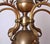 Nice patina. The chandelier is made of polished brass. Restored electrical installation: new cables, sockets and covers -...