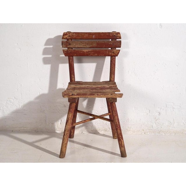 Antique School Chairs, 1920, Set of 4 For Sale - Image 17 of 18