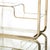 1970s Mid-Century Modern Curvilinear Polished Brass & Glass Etagere by Milo Baughman For Sale - Image 12 of 17