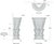Modern Chapman & Myers for Visual Comfort Signature Antigua Medium Sconce in Polished Nickel and Natural Abaca For Sale - Image 3 of 4