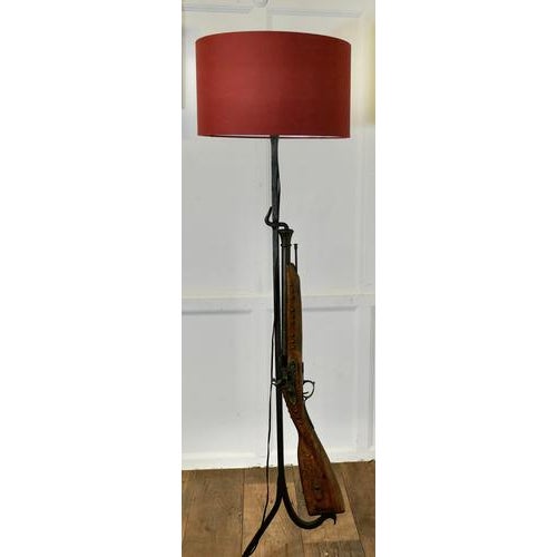 Hunting & Shooting Floor Lamp, 1950 For Sale - Image 9 of 11
