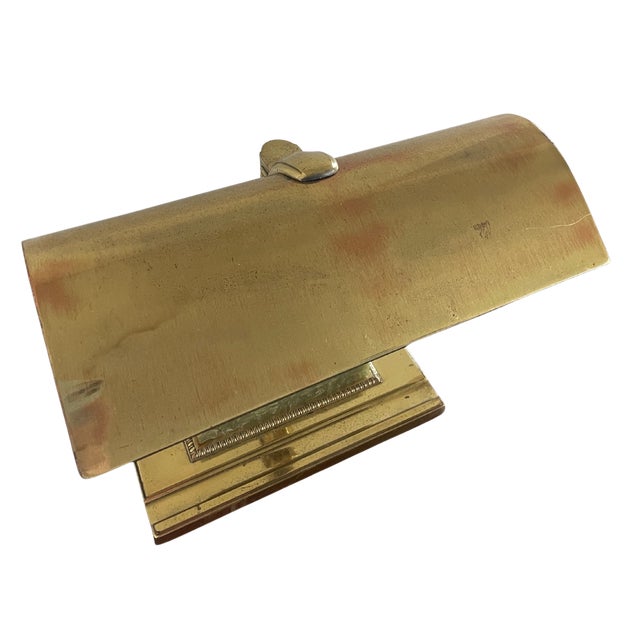 Brass and Onyx Desk Lamp For Sale - Image 4 of 8