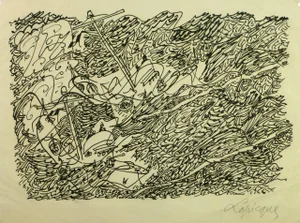 Charles Lapicque, Bold Linear Abstract