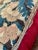 Scarlet Antique 18th Century European Verdure Tapestry Fragment Velvet Pillows With Bullion Fringe- A Matching Pair For Sale - Image 8 of 10