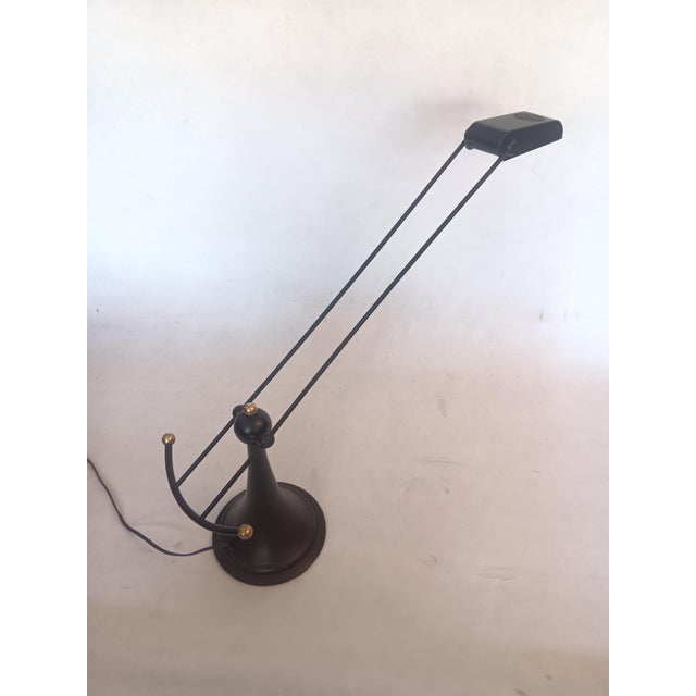 Italian Halogen Desk Lamp, 1980s, in Good conditions. Designed 1980 to 1989 Up to 250V (Europe/UK Standard).The wiring of...