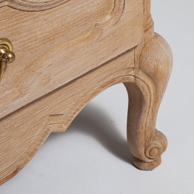 Louis XV Oak Chest of Drawers, Rococo Style, France, Circa 1970 For Sale - Image 14 of 16