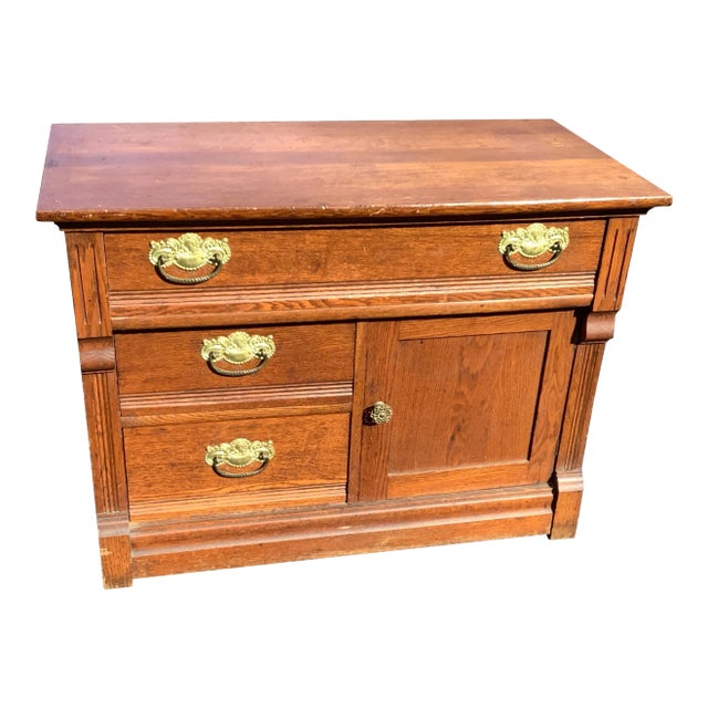 1920s Antique East Victorian Washstand For Sale