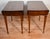 1950s English Hepplewhite Birdseye Maple Banded Walnut Pembroke Drop Leaf Tables For Sale - Image 6 of 18
