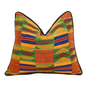 Volta Vintage African Kente Pillow Cover