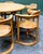 Table Dimension: Height 75cm Diameter 105cm Panel Width 48cm Extension 153cm x 105cm Chair Dimension : Height 73cm Width...