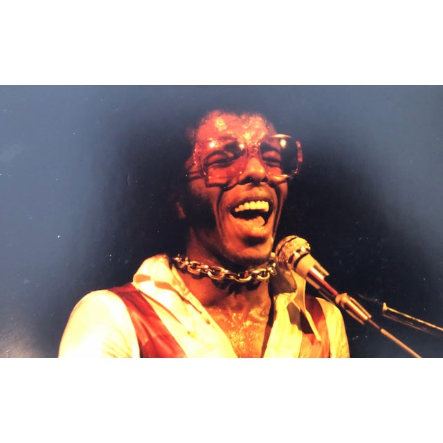 Jason Laure, Original Hand Signed Rock & Roll Photograph Sly & the Family Stone Woodstock, 1969 For Sale - Image 4 of 6