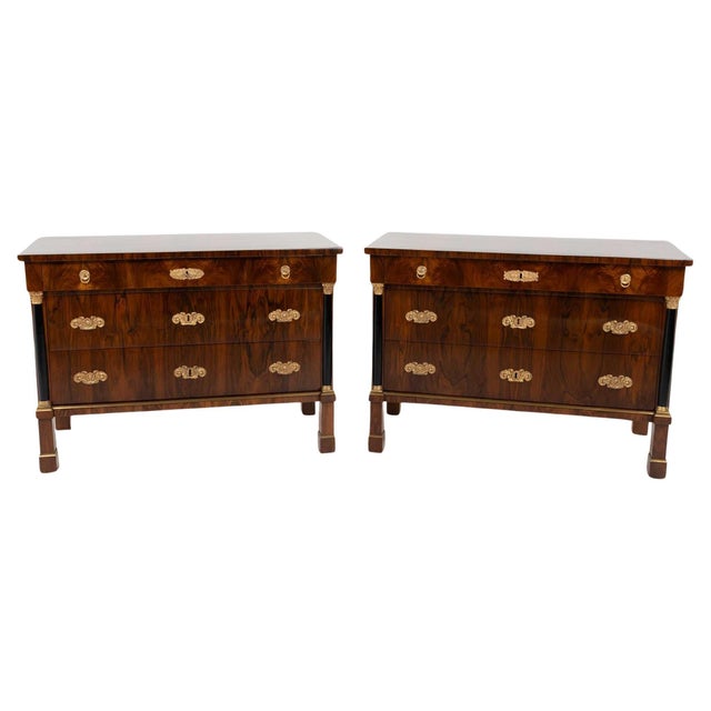 Pair of Large Italian Chests of Drawers, circa 1820 For Sale - Image 10 of 13