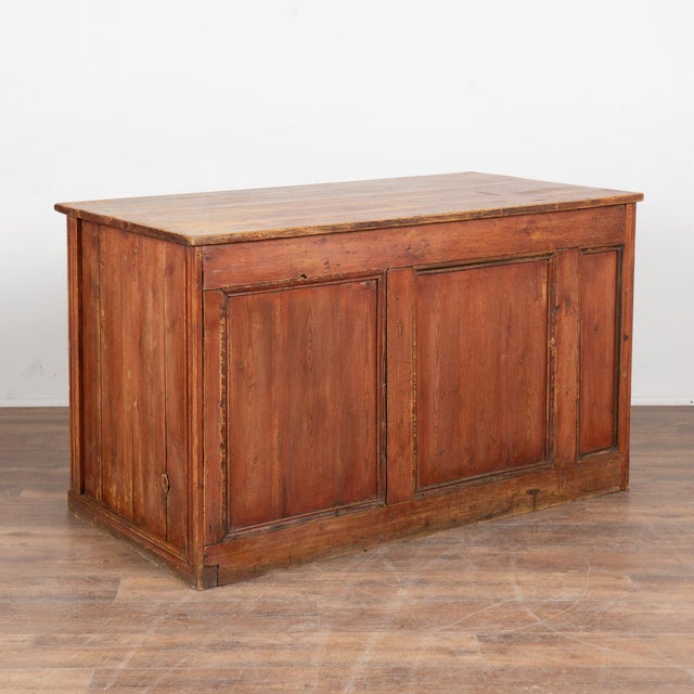 19th Century Danish Pine 12-Drawer Apothecary Sideboard Kitchen Island For Sale - Image 13 of 13