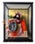Japanese Buyō Doll in Glass Display Case, 1961, Set of 2 For Sale