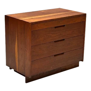 George Nakashima, Mid-Century Modern, Rectilinear Chest, Sap Walnut, 1957
