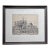 Custom Framed Ink Sketch-France, 1953-Signed For Sale