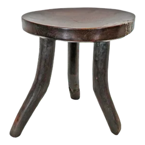 Vintage Luo Tribal Wood Stool
