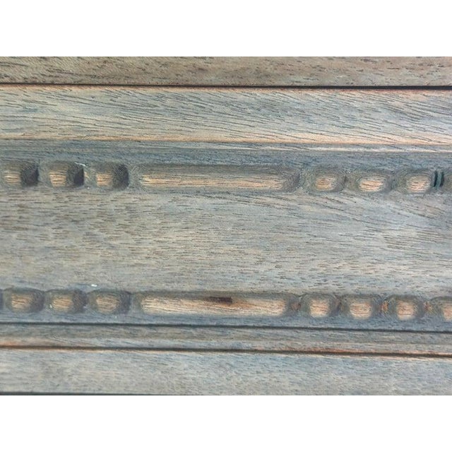 Wood 19th Century Italian Neoclassical Demilune Credenza With Marble Top For Sale - Image 7 of 18