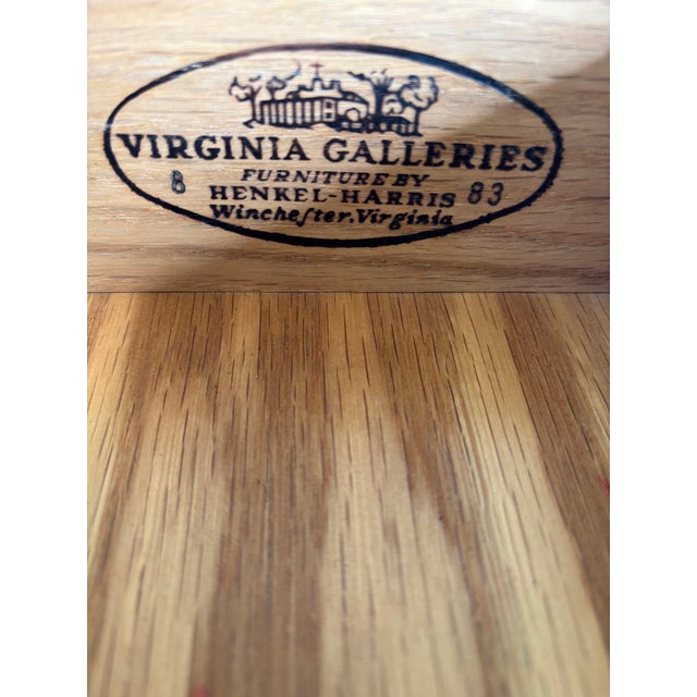 (B) Henkel Harris Mahogany Bracket Foot 4 Drawer Bachelor Chest For Sale - Image 12 of 12