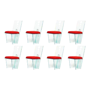 Set of Eight 1940s "Wisteria" Chairs by Charles Hollis Jones