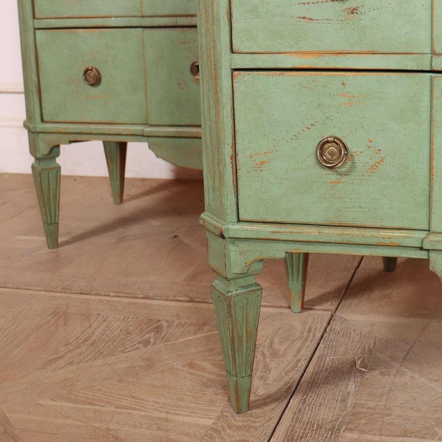 Swedish Breakfront Commodes, Set of 2 For Sale - Image 5 of 12